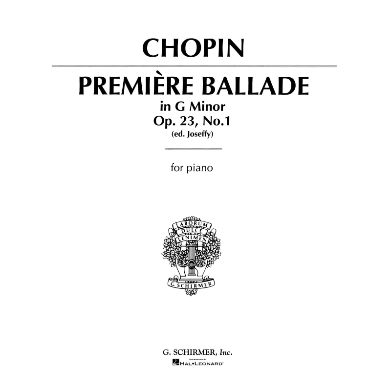 Chopin, Frédéric - Ballade No.1 In G Minor Op.23