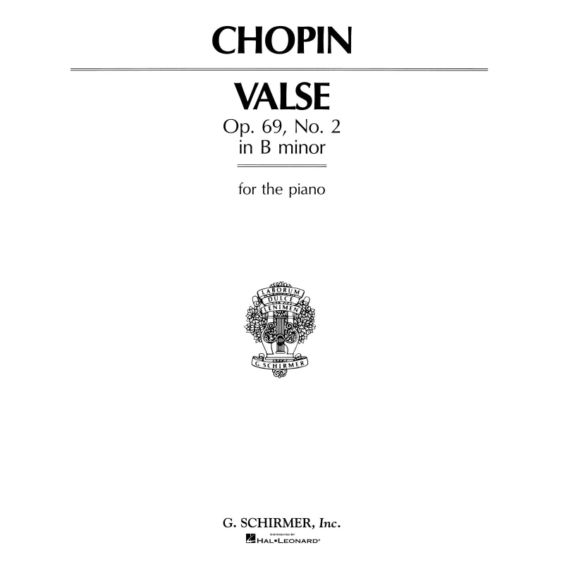 Chopin, Frédéric - Waltz, Op. 69, No. 2 in B Minor (Posthumous)