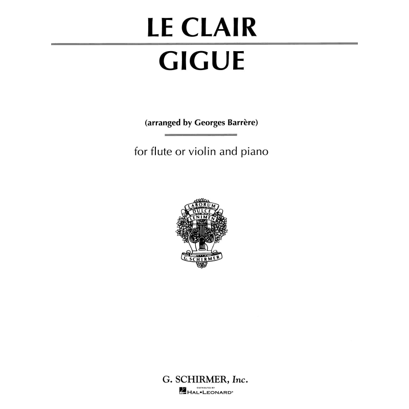 Leclair, Jean-Marie - Gigue