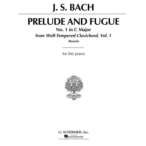 Bach, J S - First Prelude & Fugue in C major