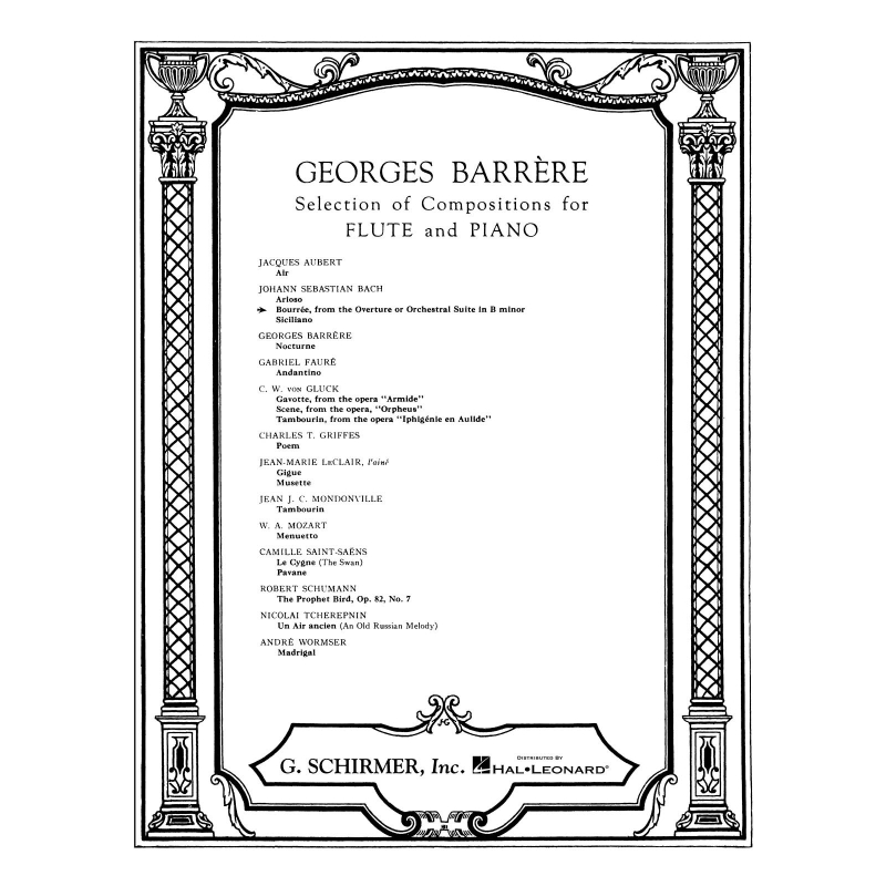 Bach, J.S - Bourree From Orchestral Suite In B Minor