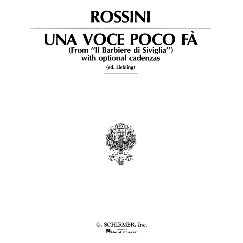 Rossini, Gioachino - Una voce poco fa (from Il barbiere di Siviglia)