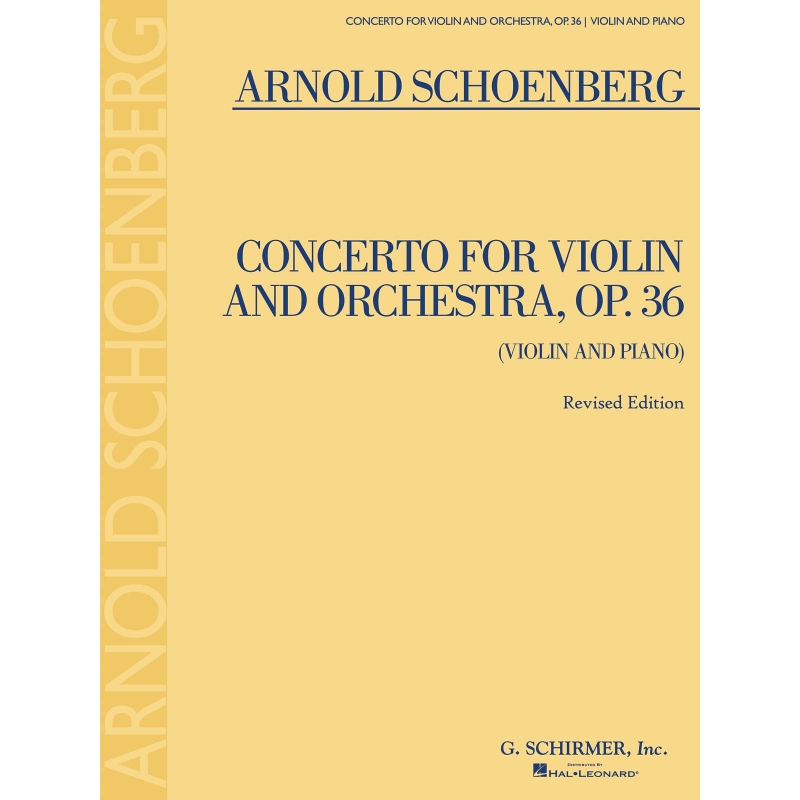 Schönberg, Arnold - Concerto, Op. 36