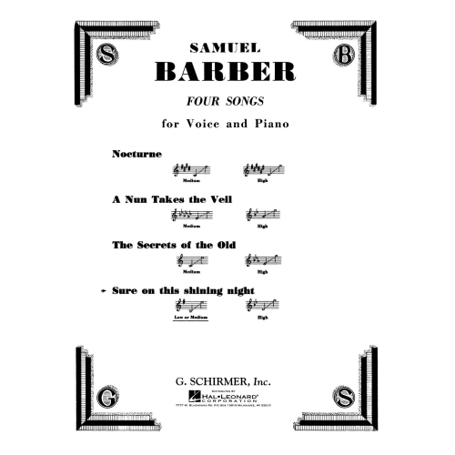 Barber, Samuel - Sure on...