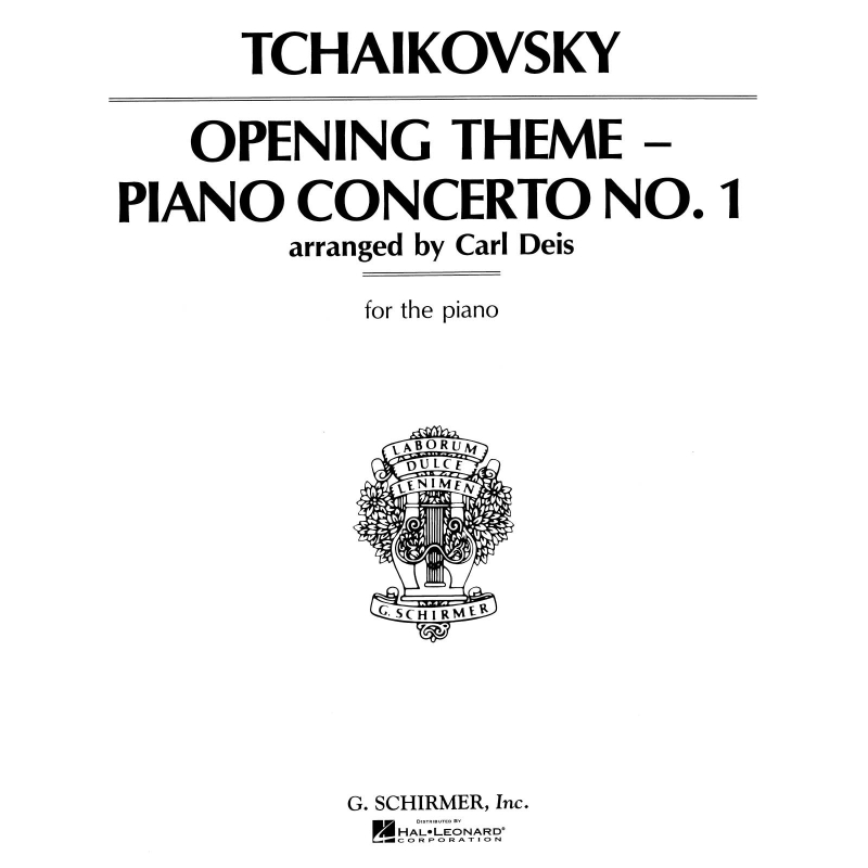 Tchaikovsky, Pyotr Ilyich - Piano Concerto No.1