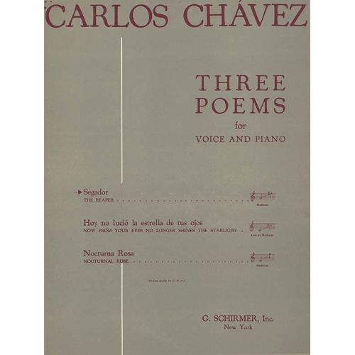 Chàvez, Carlos - Reaper Segador Md Vo/Pno