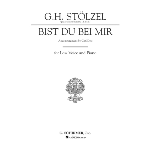 Bach, J.S - Bist du bei mir...