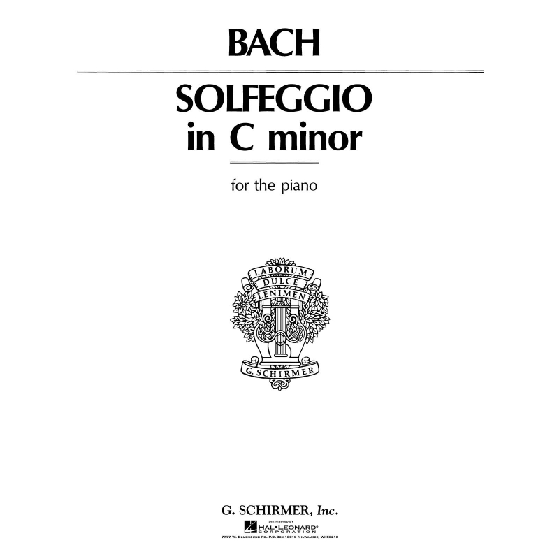 Bach, Carl Philipp Emanuel - Solfeggietto in C Minor