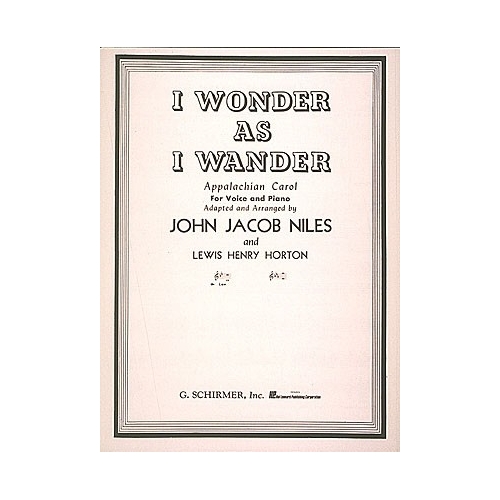 Niles, John Jacob - I...