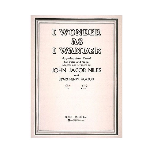 Niles, John Jacob - I...