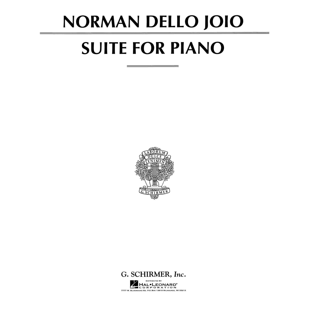 Joio, Norman - Suite for Piano