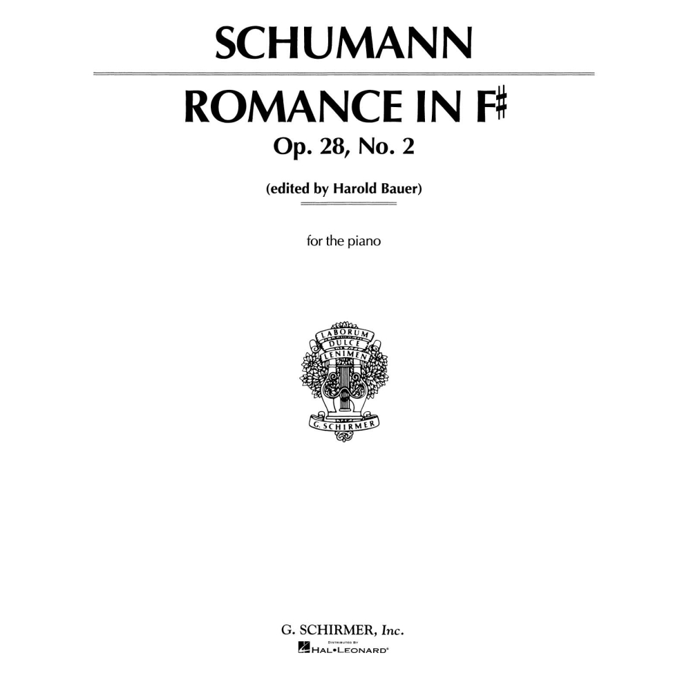 Schumann, Robert - Romance, Op. 28, No. 2 in F Sharp