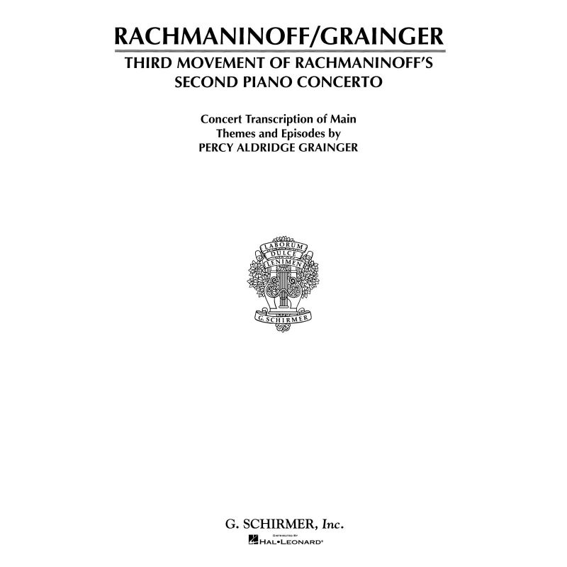 Rachmaninov, Sergei - Concerto No. 2 - 3rd Movement