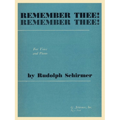 Schirmer, Rudolph -...