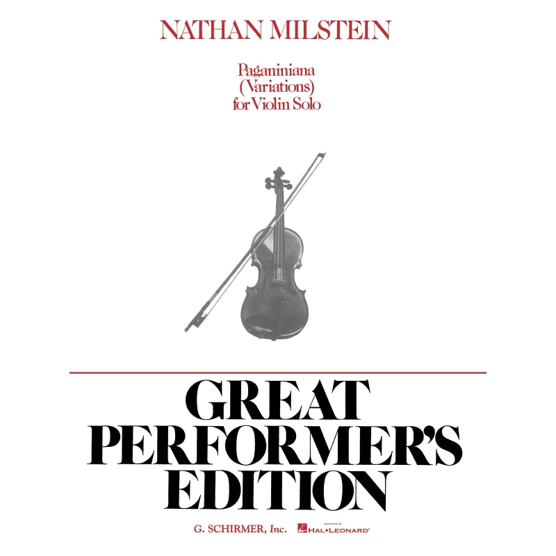 Milstein, Nathan - Paganiniana Variations