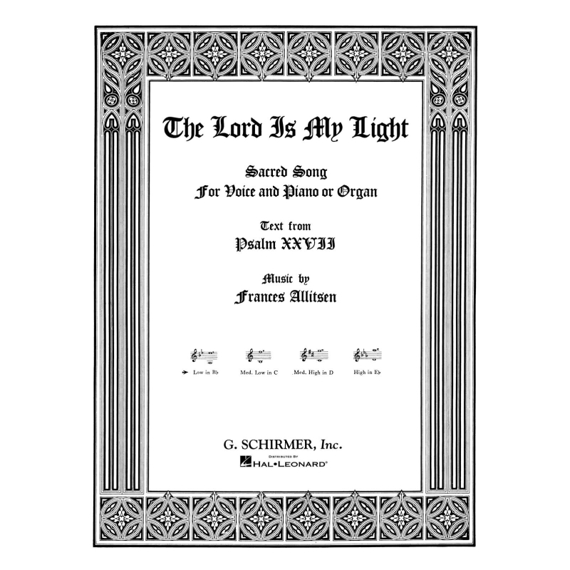 Allitsen, Frances - The Lord Is My Light