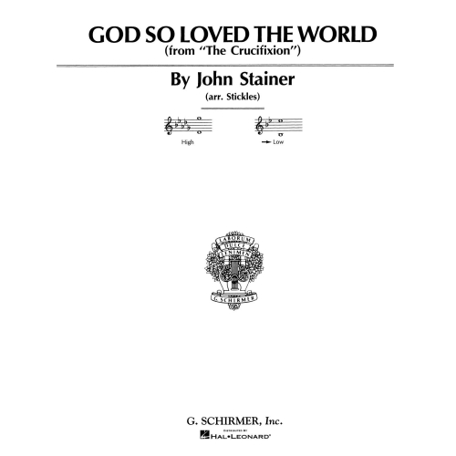 Stainer, John - God So...