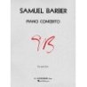 Barber, Samuel - Concerto (2-piano score)