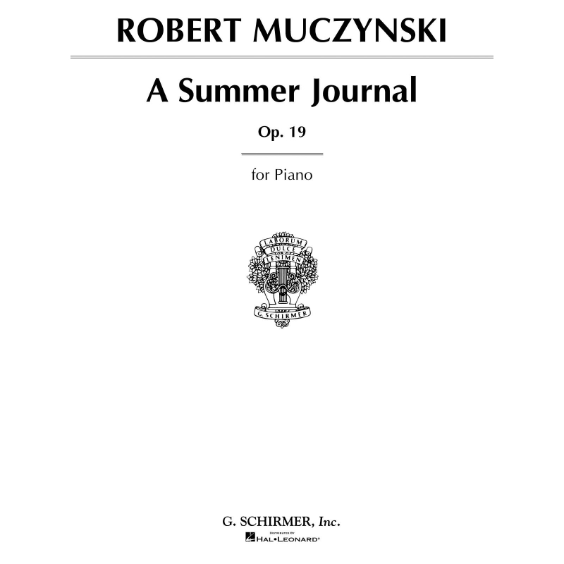 Muczynski, Robert - Summer Journal, Op. 19