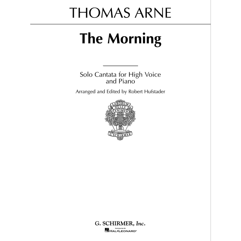 Arne, Thomas Augustine - Morning (Solo Cantata)
