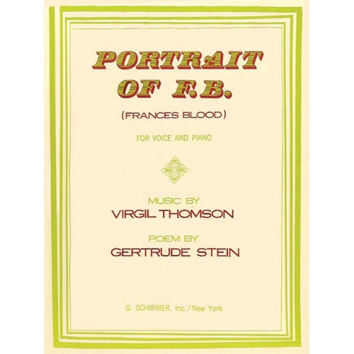 Thomson, Virgil - Portrait...