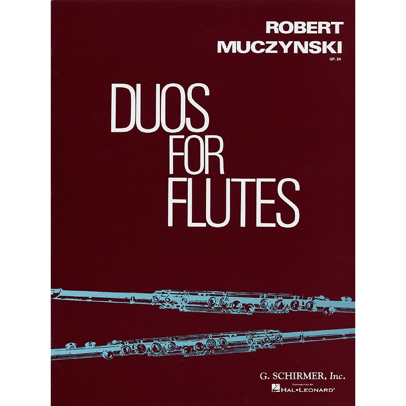 Muczynski, Robert - Duos for Flutes Opus 34
