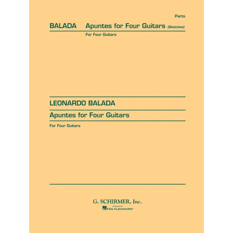 Balada, Leonardo - Apuntes (Sketches)