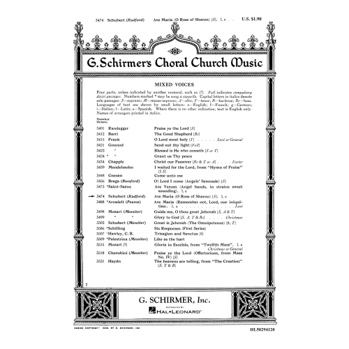 Schubert, Franz - Ave Maria