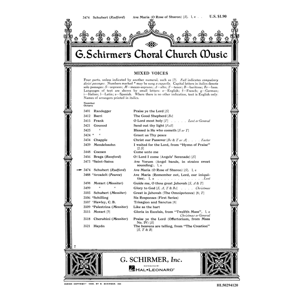 Schubert, Franz - Ave Maria