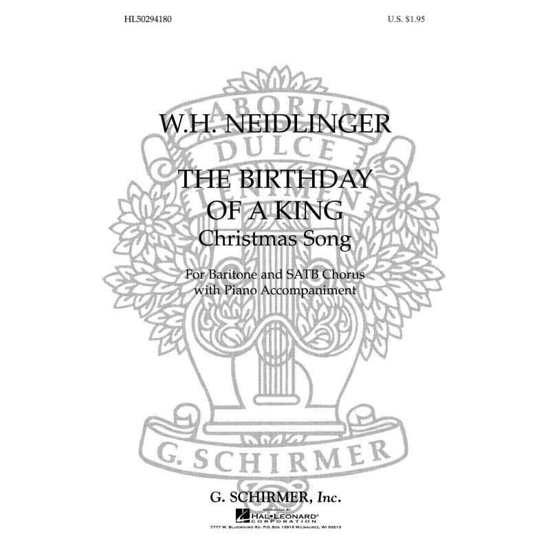 Neidlinger, William Henry - The Birthday of a King