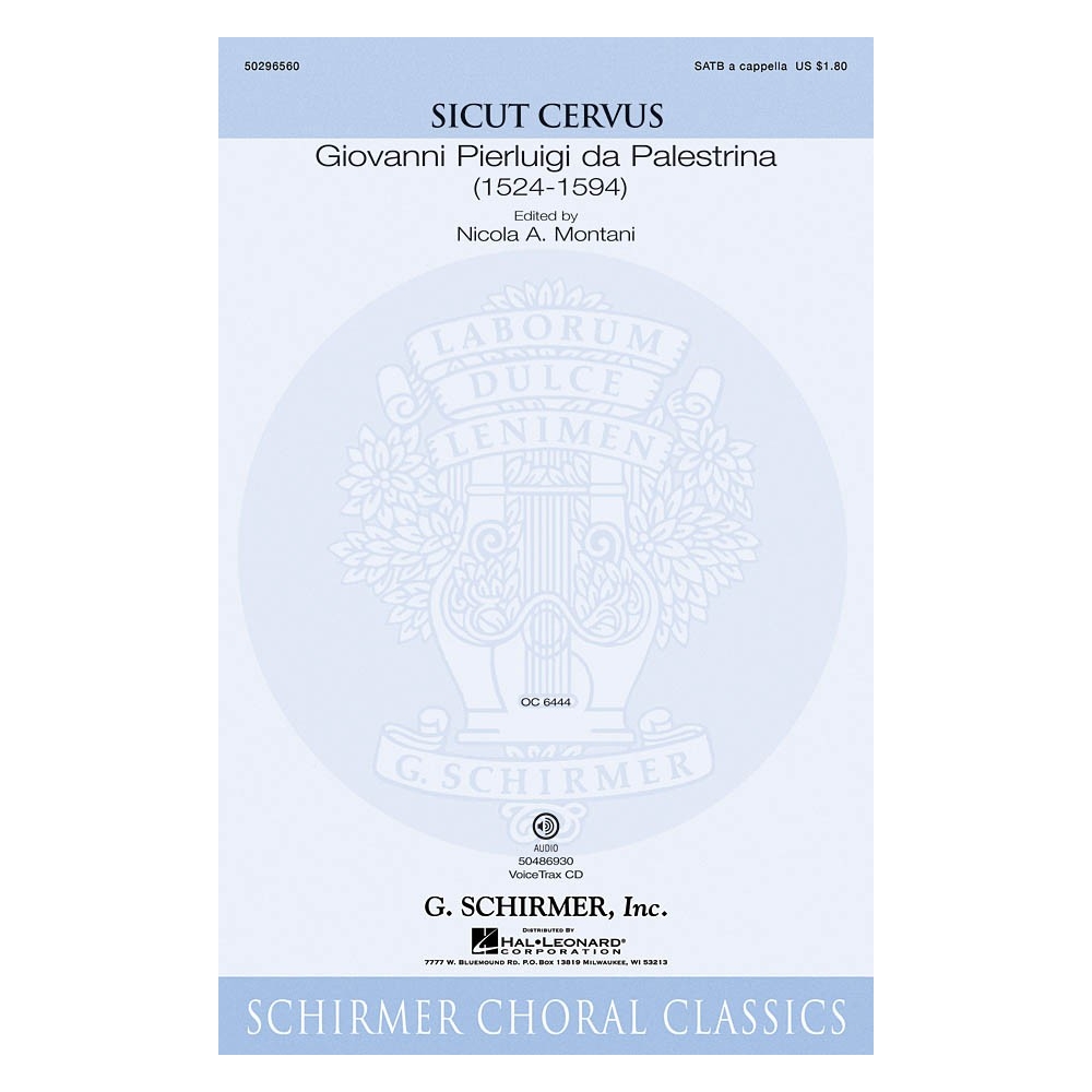 Palestrina, Giovanni Pierluigi - Sicut Cervus