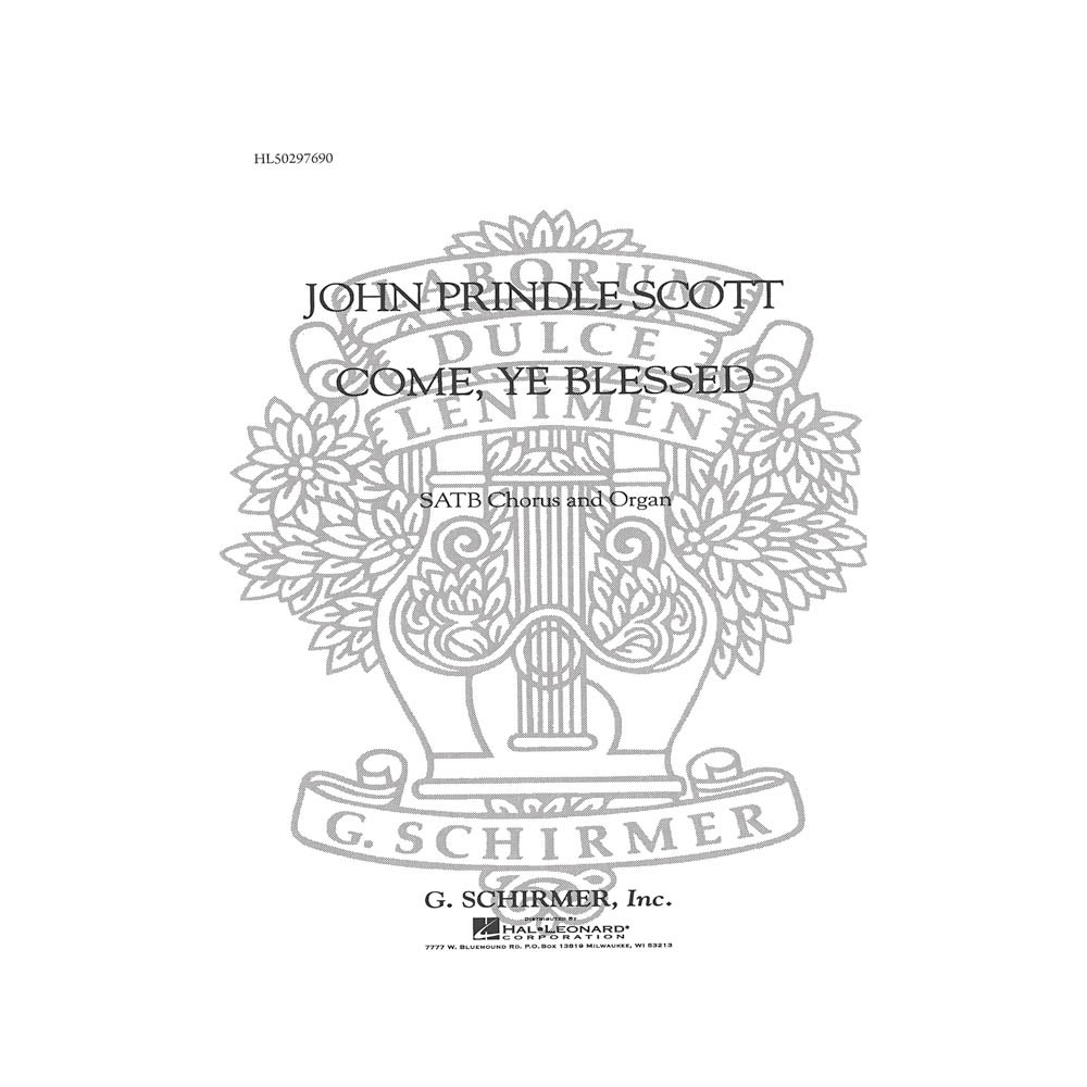 Scott, John Prindle - Come Ye Blessed Incidential Solos