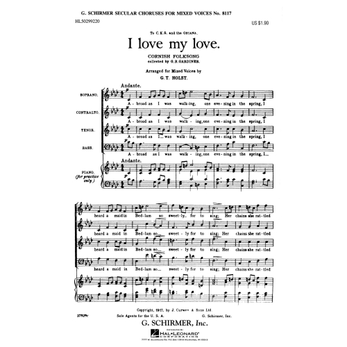 Traditional - I Love My Love