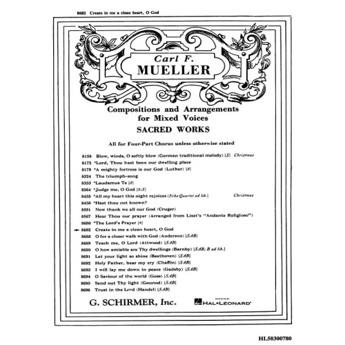 Mueller, Carl F. - Create...
