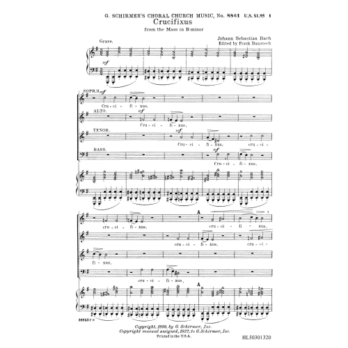 Bach, J.S - Crucifixus