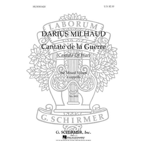Milhaud, Darius - Cantate...