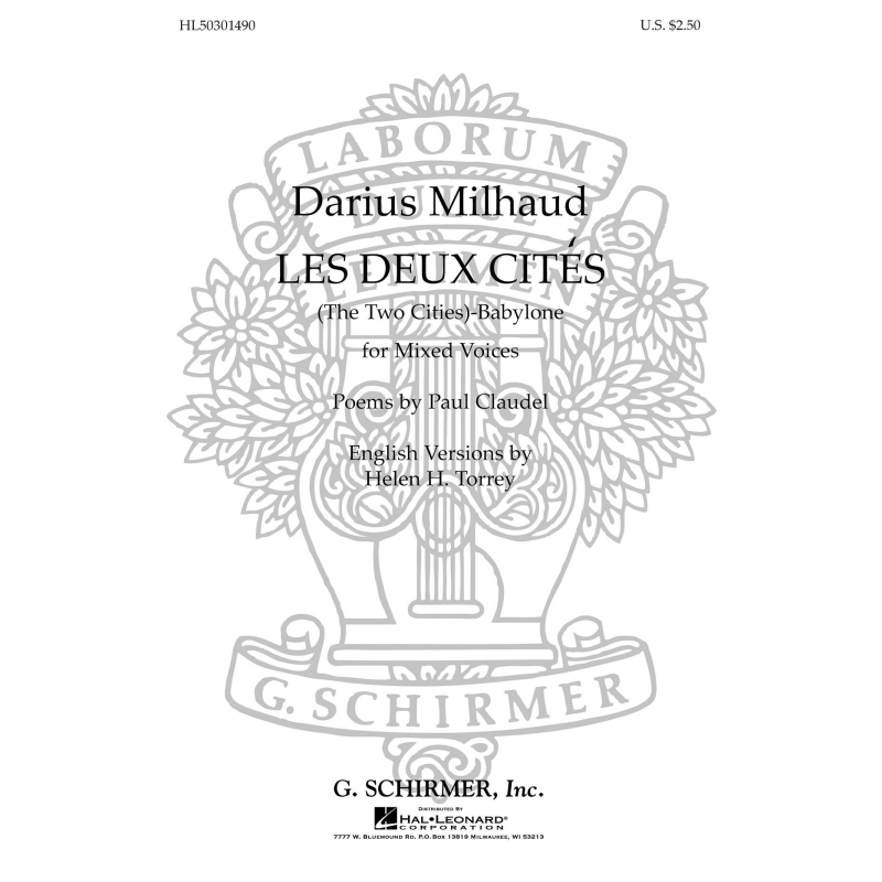 Milhaud, Darius - Babylone