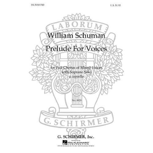 Schuman, W. - Prelude With...
