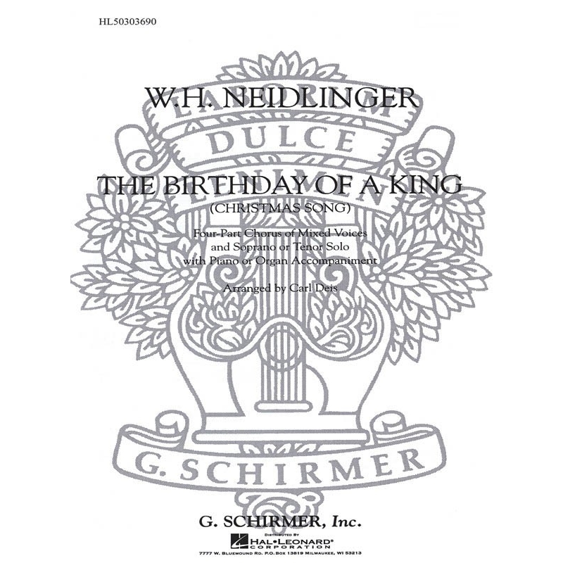 Neidlinger, William Henry - The Birthday of a King