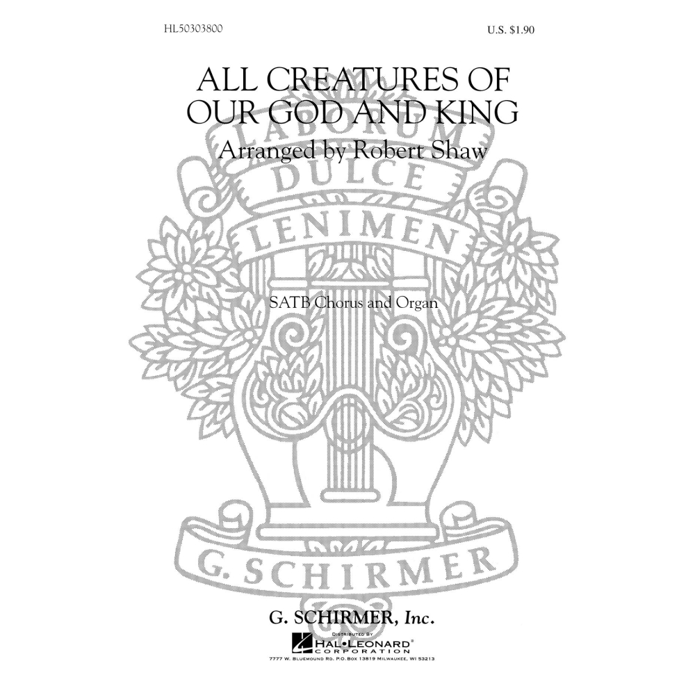 Assisi, Francis Of - All Creatures Of Our God And King