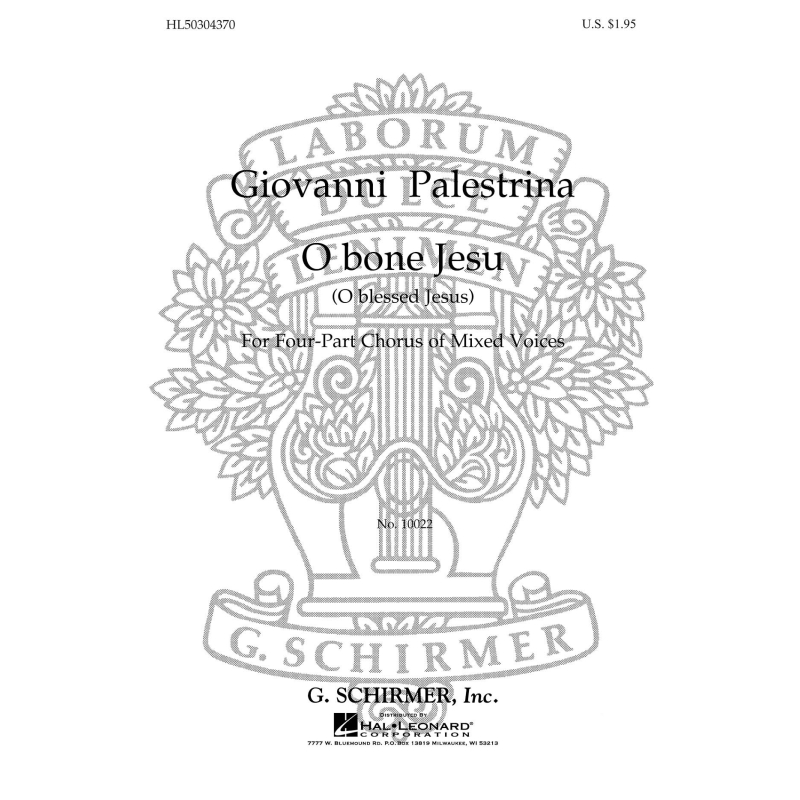 Palestrina, Giovanni Pierluigi - O Bone Jesu (O Blessed Jesus)