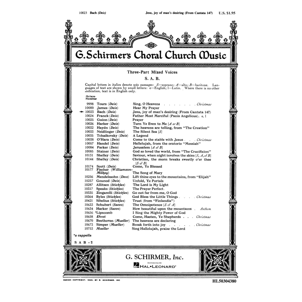 Bach, J.S - Jesu Joy of Man's Desiring