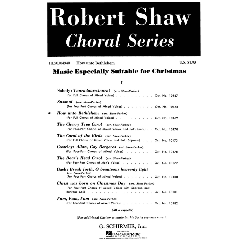 Traditional - How Unto Bethlehem
