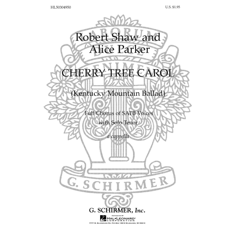 Anonymous - Cherry Tree Carol Solo Tenor