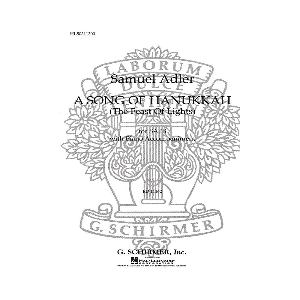 Adler, S. - Song Of Hanukkah Feast Of Lights