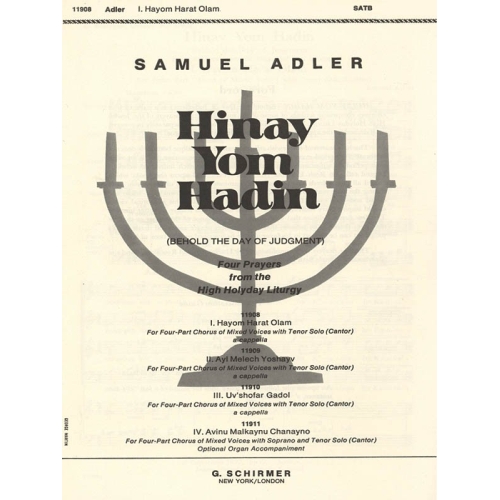 Adler, S. - Hayom Harat...