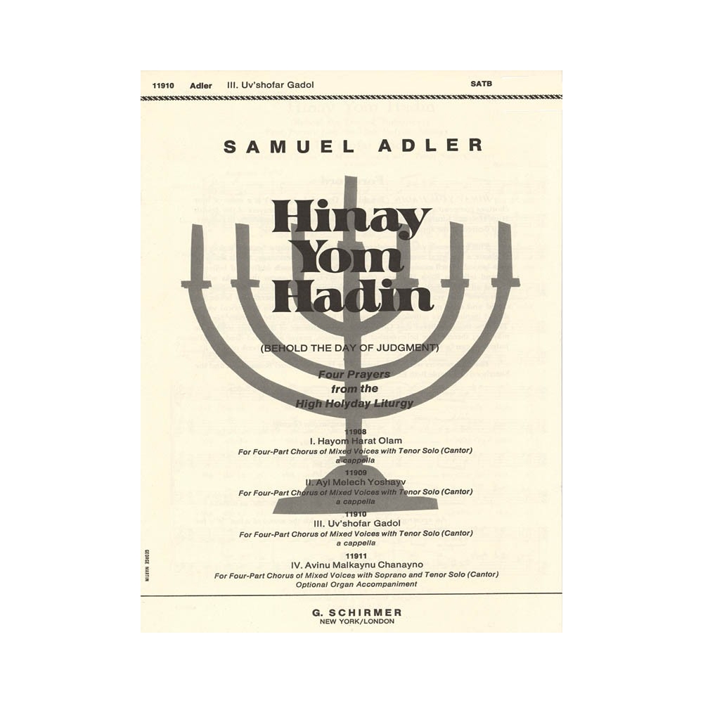 Adler, Samuel - Uv'shofar Gadol