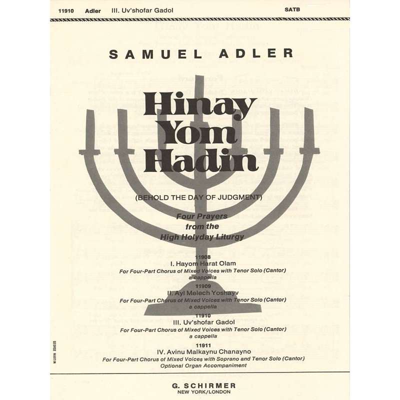 Adler, Samuel - Uv'shofar Gadol