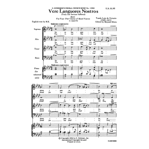 Victoria, Tomás Luis - Vere...