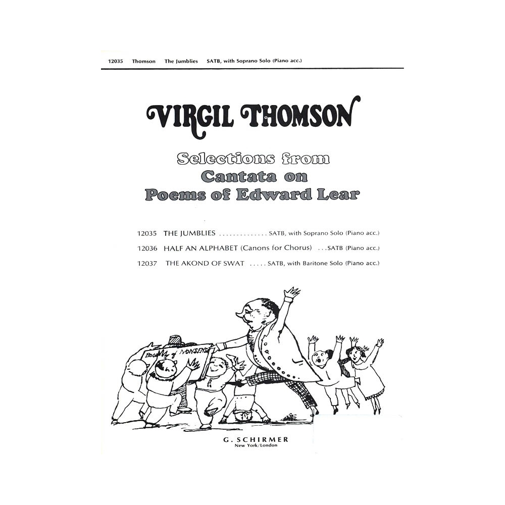 Thomson, Virgil - Jumblies W/soprano Solo & Piano Accompaniment